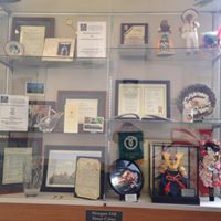 Sister Cities Display Case at the Morgan Hill Community and Cultural Center
